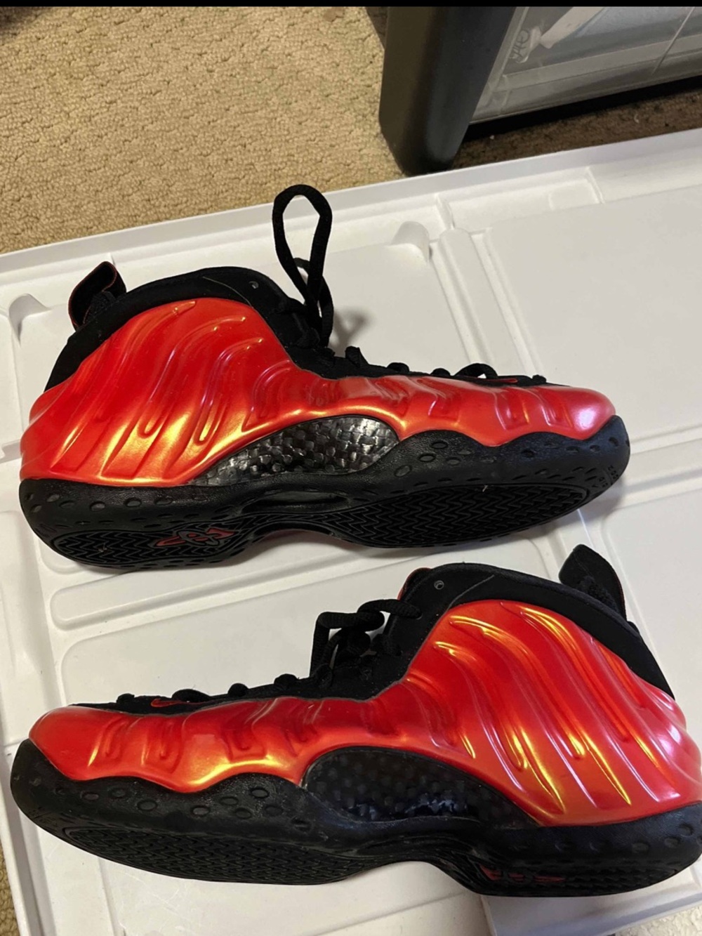 Nike Air Foamposite One Habanero Red Size 8.5 314996-603